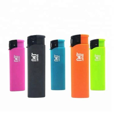 5색 플라스틱 재충전 가스 라이터 8.2*2.42*1.23cm