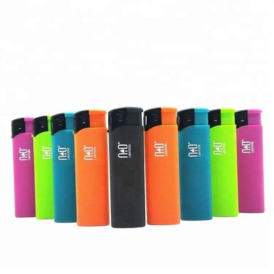 5색 플라스틱 재충전 가스 라이터 8.2*2.42*1.23cm
