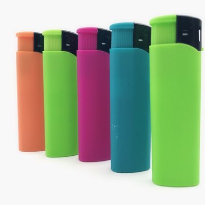 82*24.2*12.3mm 커스터마이징 플라스틱 가스 담배 전자 ISO9994 슬림 포켓 라이터