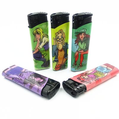 81.1*24.5*11.5mm EUR 클래식 패션 전기 가스 라이터 DY-026 후안 동기 라이터