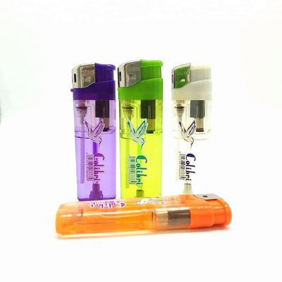 82.2*24.9*11.8mm 로고 프린팅으로 사용자 정의 가능한 라이터 일회용 재충전 디자인