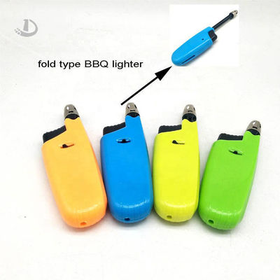 주방 전자 가스 플레임 폴드 타입 화재 사용자 지정 미니 BBQ 캠핑 라이터 DY-B005