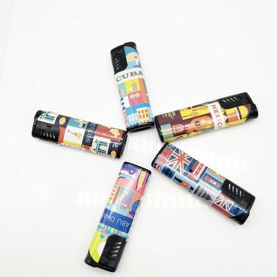 81mm 길이 Windproof 흡연 전기 라이터 사용자 지정 로고와 모델 NO. DY-F001