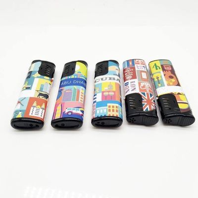 81mm 길이 Windproof 흡연 전기 라이터 사용자 지정 로고와 모델 NO. DY-F001