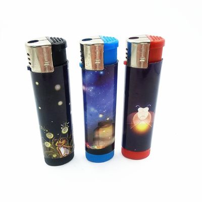 Dy-1701 LED 램프 플라스틱 가스 전기 담배 불타기 8.3 * 2.17 * 1.7 CM OEM