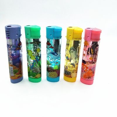 Dy-1701 LED 램프 플라스틱 가스 전기 담배 불타기 8.3 * 2.17 * 1.7 CM OEM