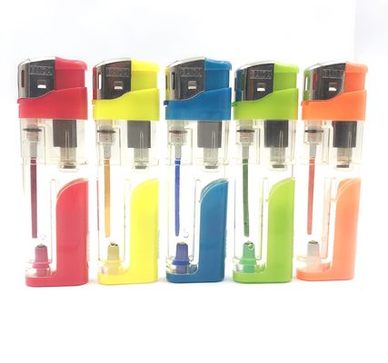8.0cm 재충전 가능한 전자 재충전 가능한 플라스틱 조명 장치 LED 색상 OEM를 받아 들인다