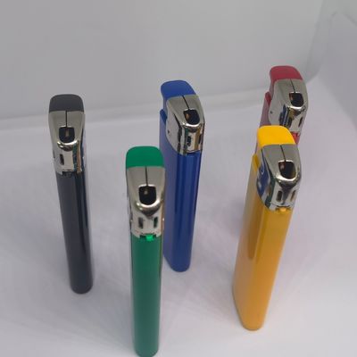 Dy-055 스타일리시 재충전 가능한 플라스틱 전자 가스 라이터 ISO9994 사용자 정의