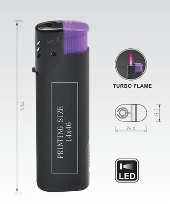 남성용 선물 Dy-F003 전자 LED 램프 재충전 가능한 바람 막연 가스 조명 장치 사용자 정의