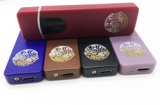 사용자 정의 USB 플라스틱 풍선 방지 전자 지문 담배 라이트커 흡연