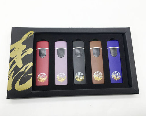 사용자 정의 USB 플라스틱 풍선 방지 전자 지문 담배 라이트커 흡연