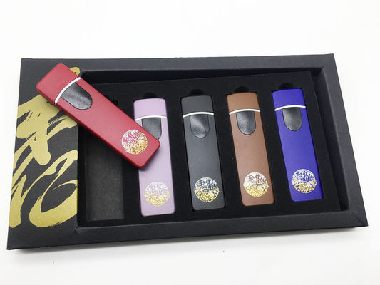 사용자 정의 USB 플라스틱 풍선 방지 전자 지문 담배 라이트커 흡연