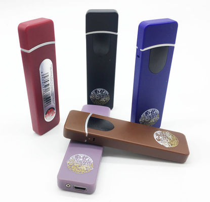 사용자 정의 USB 플라스틱 풍선 방지 전자 지문 담배 라이트커 흡연